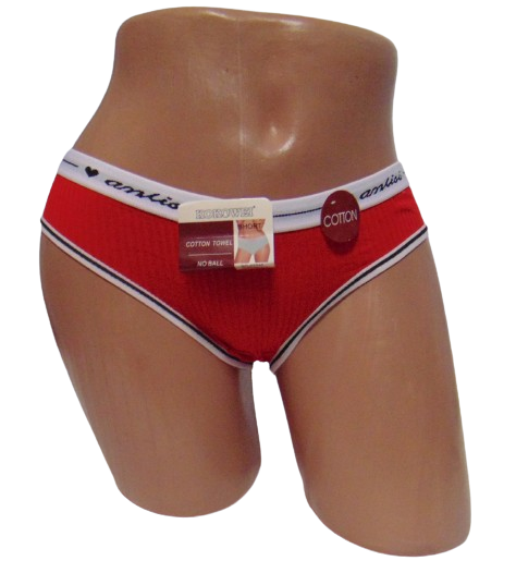 Трусы женские спортивные Kokowei 2346 в рубчик L Красный (2061275217)