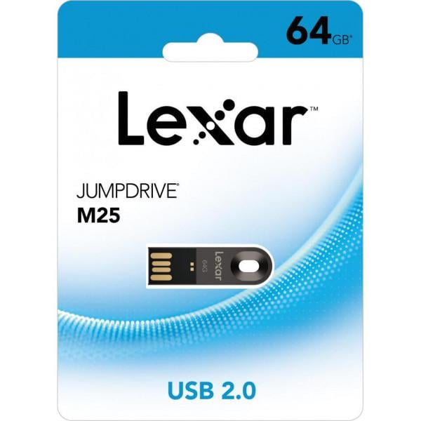 Флешка Lexar JumpDrive M25 64GB Titanium Gray (LJDM025064G-BNQNG) - фото 6