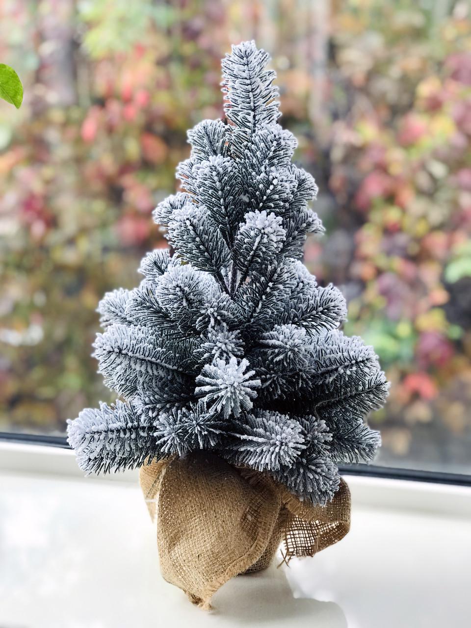 Ялинка лита SGH Premium в мішковині 50 см засніжена - фото 3 Ялинка лита SGH Premium в мішковині 50 см засніжена - фото 3