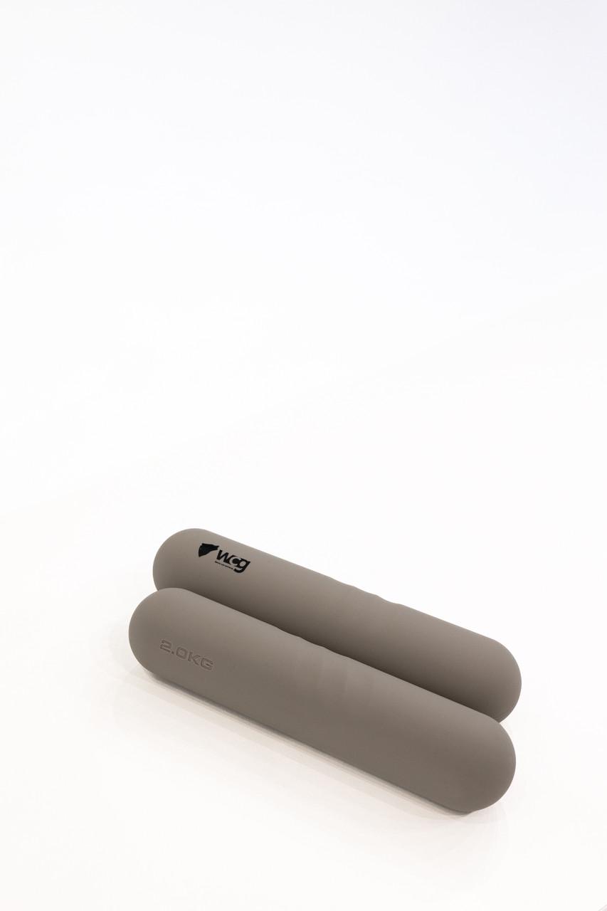 Гантелі жіночі WCG Soft Touch Сaps 2 шт. 2 кг (W-CAPS2) - фото 3