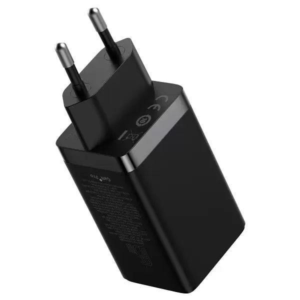 Зарядное устройство BASEUS Wall Charger GaN5 Pro 2xUSB-C/USB 65W с USB-C Cable Black (ESS204) - фото 3 Зарядное устройство BASEUS Wall Charger GaN5 Pro 2xUSB-C/USB 65W с USB-C Cable Black (ESS204) - фото 3