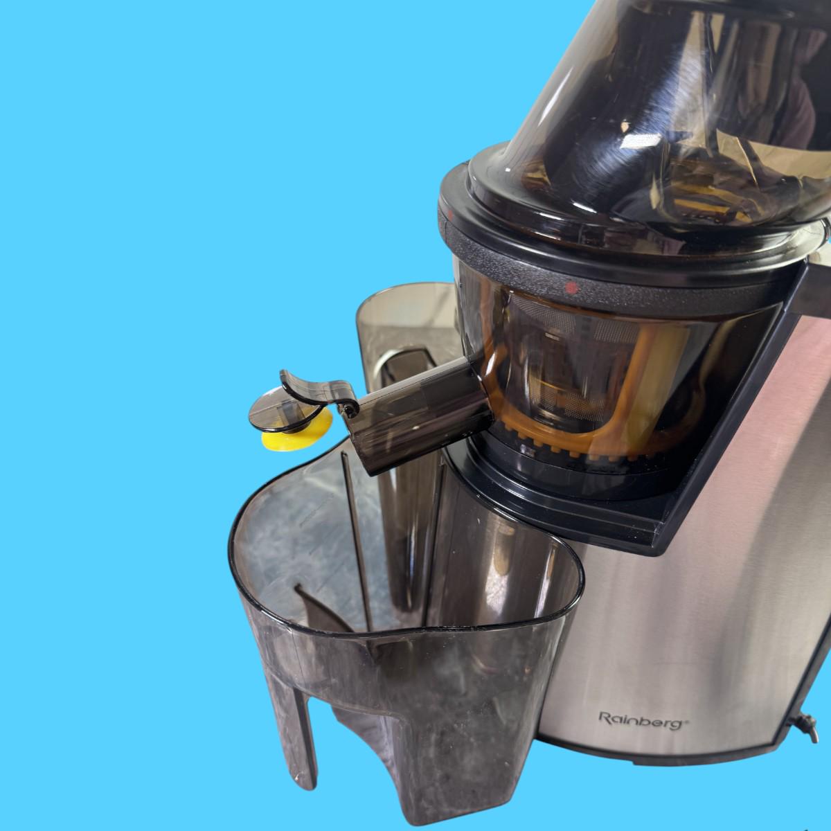 Соковижималка центрифужна Rainberg RB-2284 із широкою горловиною 65 мм та ємністю для м'якоті 1,5 л 3800 Вт 1 л (є135) - фото 4
