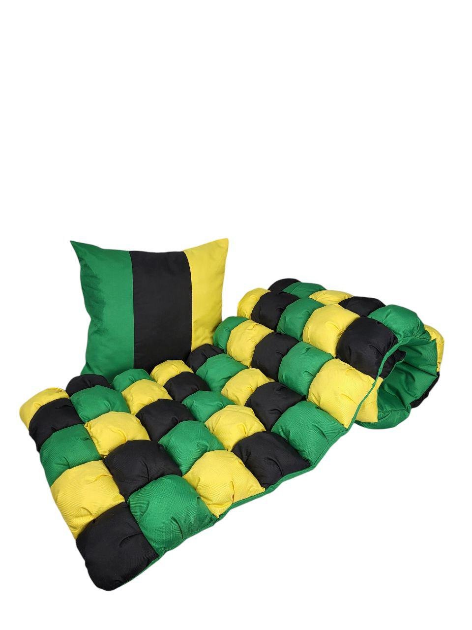 Подушка на підвіконня/підлогу Жовто-чорний (1454) - фото 3 Подушка на підвіконня/підлогу Жовто-чорний (1454) - фото 3