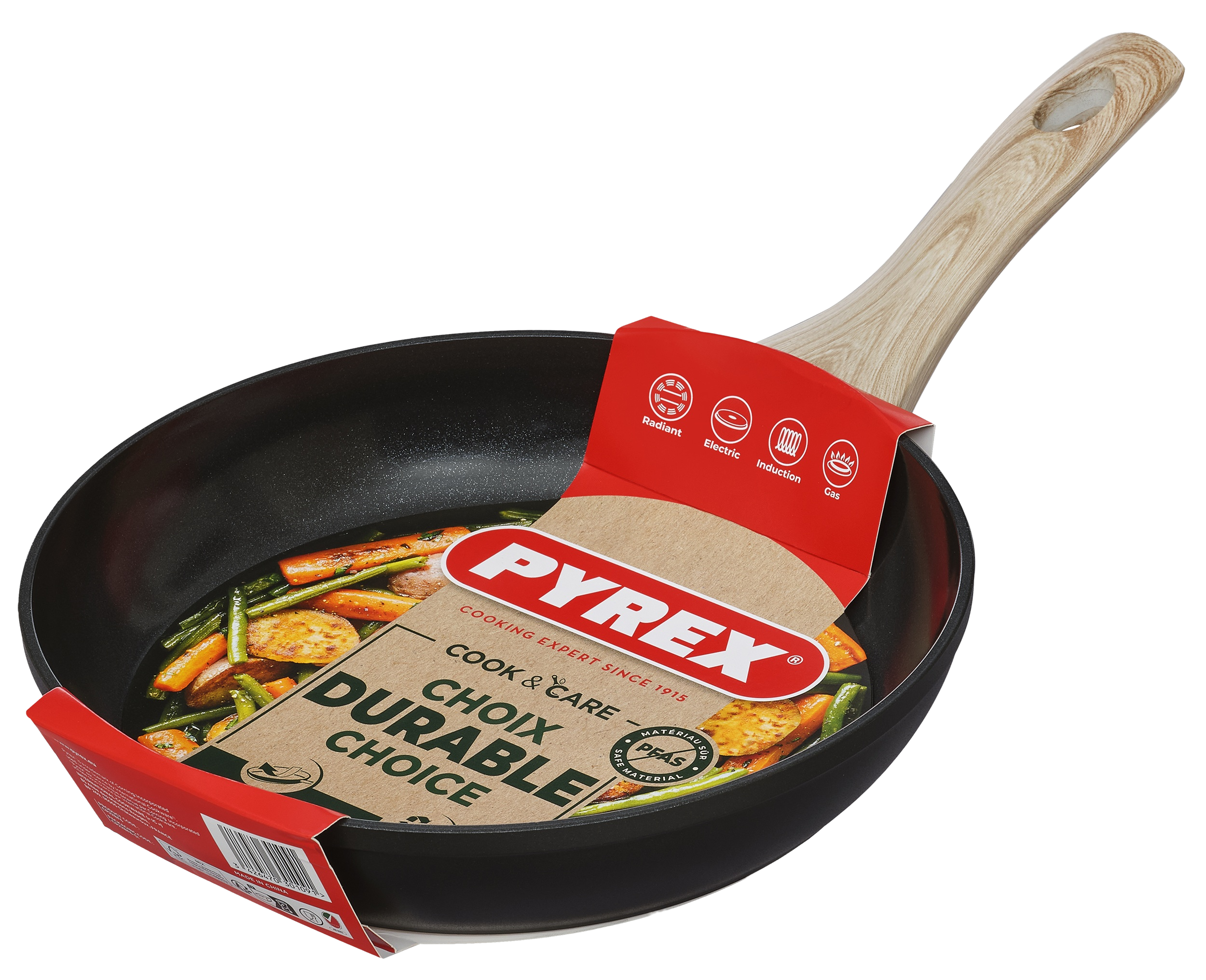 Сковорода PYREX CookCare 22 см (UG-CR22BF6/8046) - фото 4 Сковорода PYREX CookCare 22 см (UG-CR22BF6/8046) - фото 4