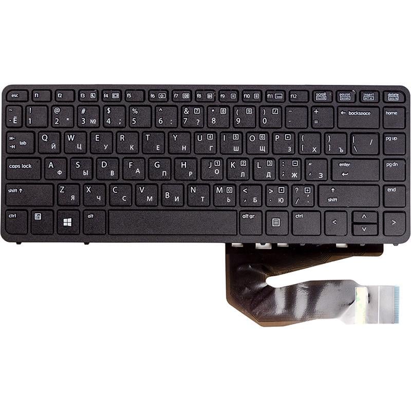 Клавіатура Power для ноутбука HP EliteBook 840 G1 850 G1 чорний фрейм Чорний