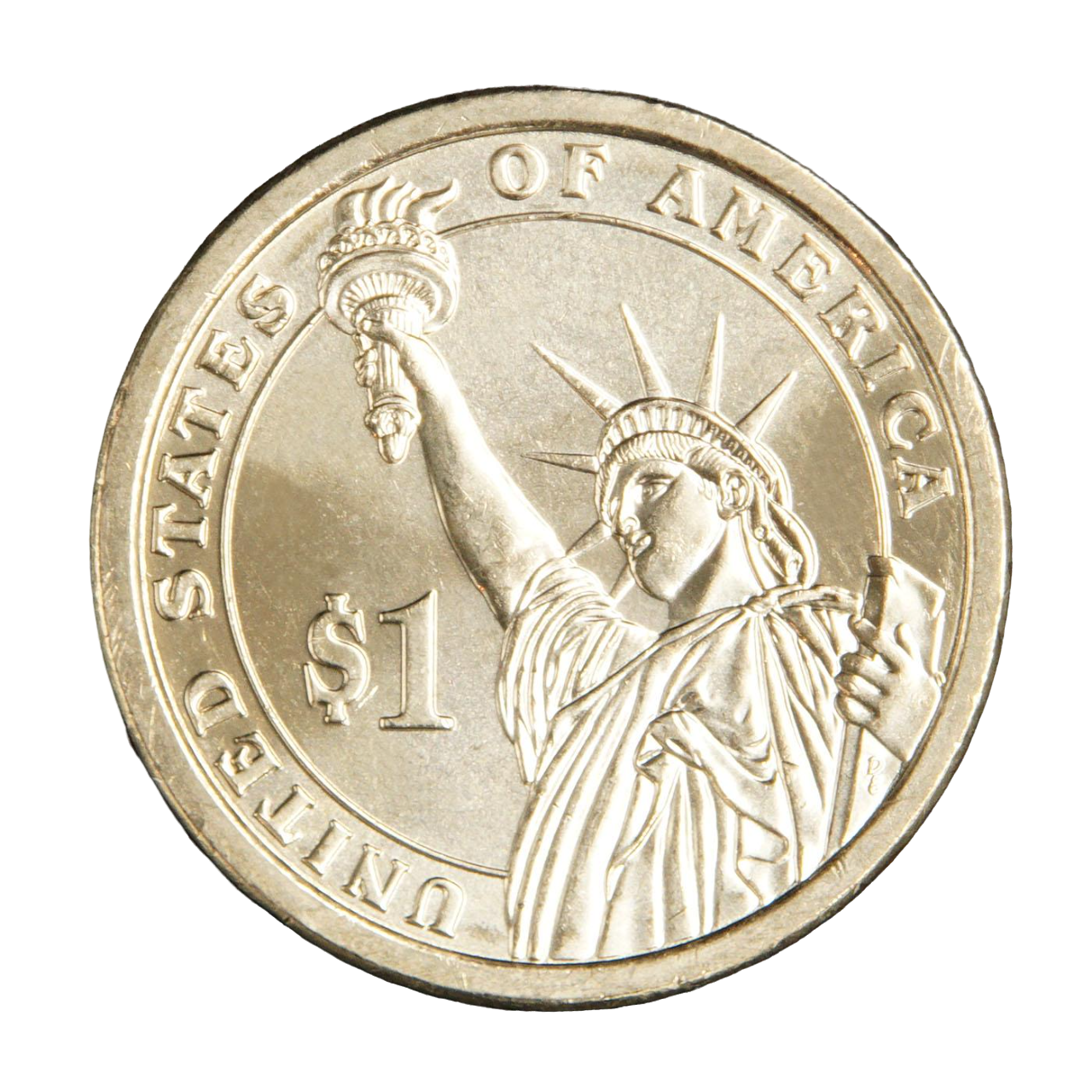 Коллекционная монета США 2009 года 1 доллар Джон Тейлор UNC