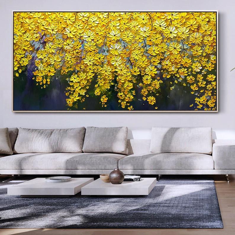 Картина на холсте ArtSale Цветы 50х100 см flwr0123