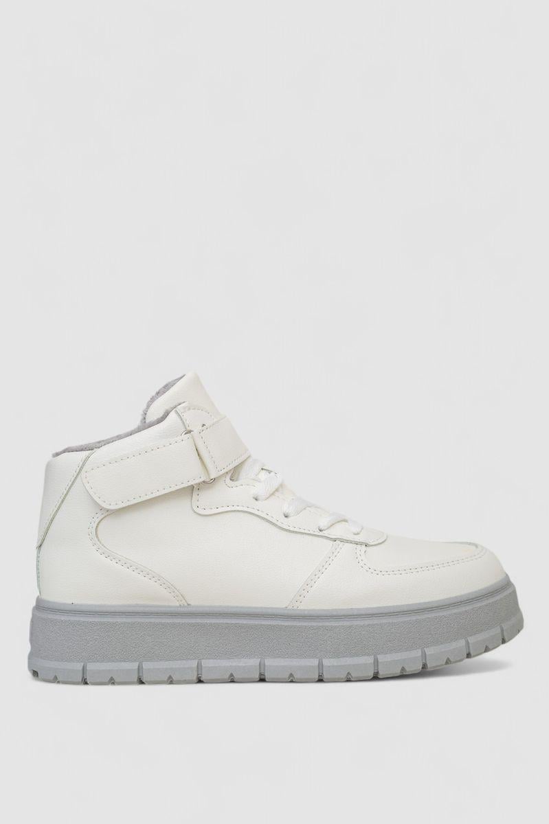 Кроссовки женские зимние Stilli 248RMB05 р. 37 Бело-серый (115361_830473)