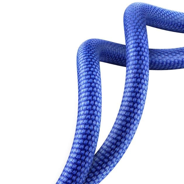 Кабель для швидкої зарядки BASEUS USB Type-C 5A 100W Crystal Shine Series 2 метри синій (CAJY000503) - фото 6 Кабель для швидкої зарядки BASEUS USB Type-C 5A 100W Crystal Shine Series 2 метри синій (CAJY000503) - фото 6