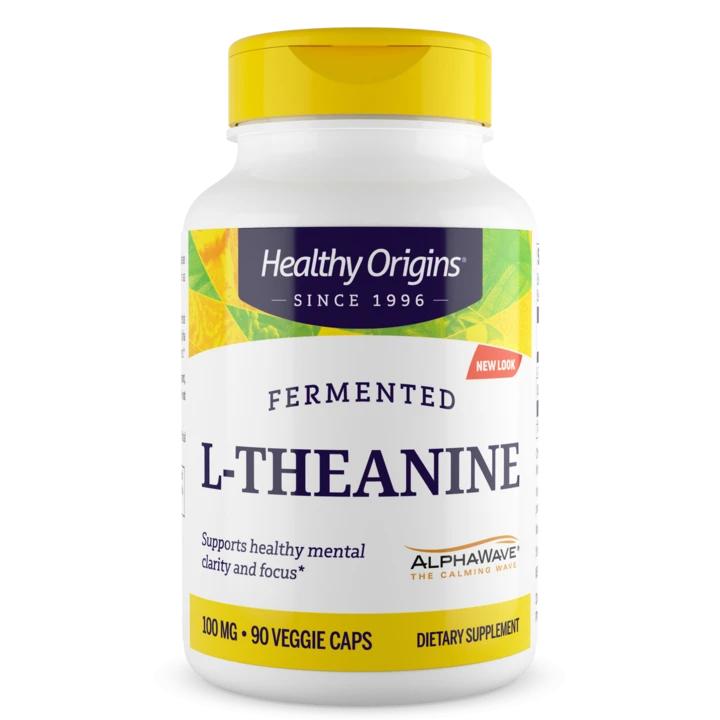 Амінокислота Healthy Origins L-Theanine 100 мг 90 вегакапс. (7923)