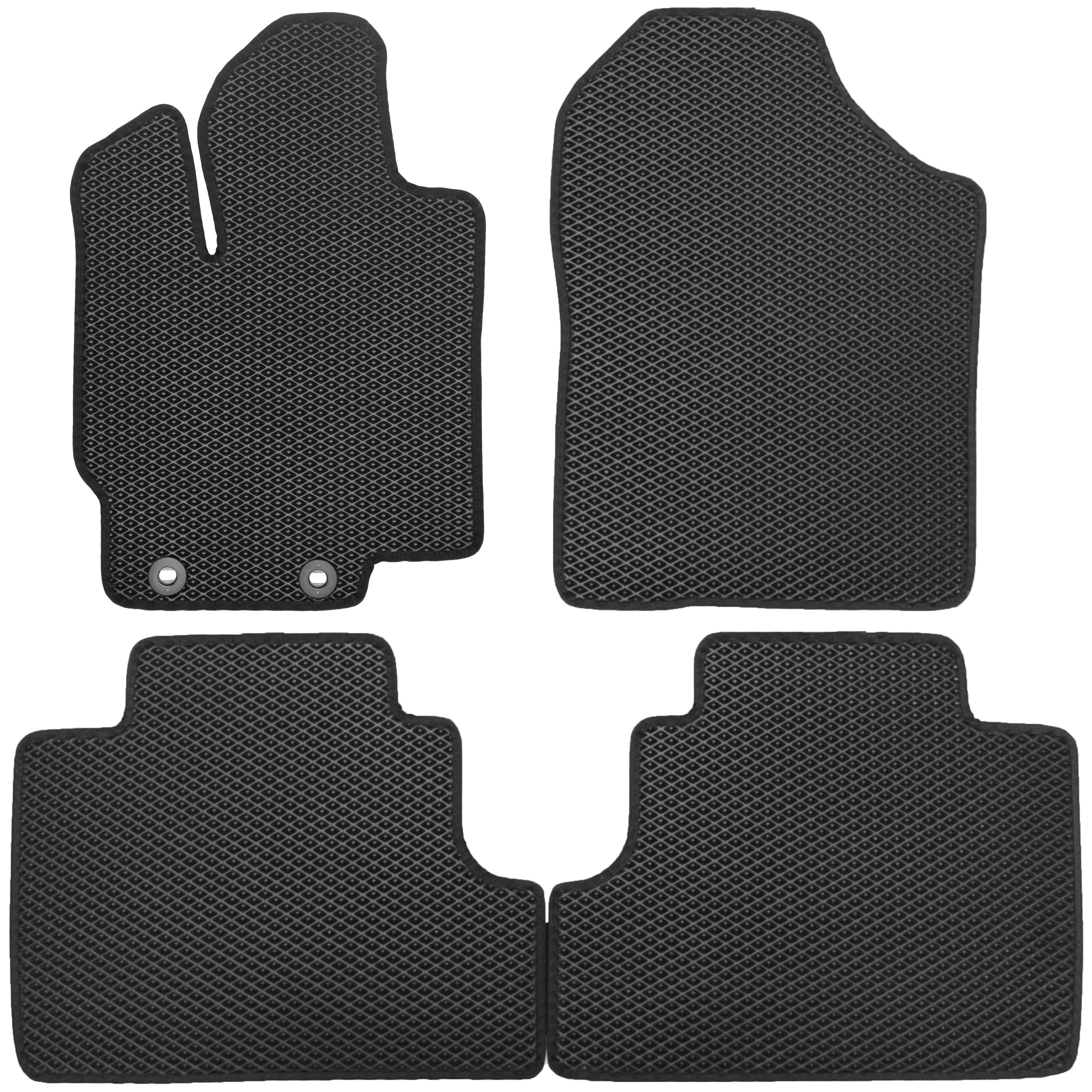 Коврики в салон для Toyota Yaris '11-19 EVA-полимерные Черный (150636)