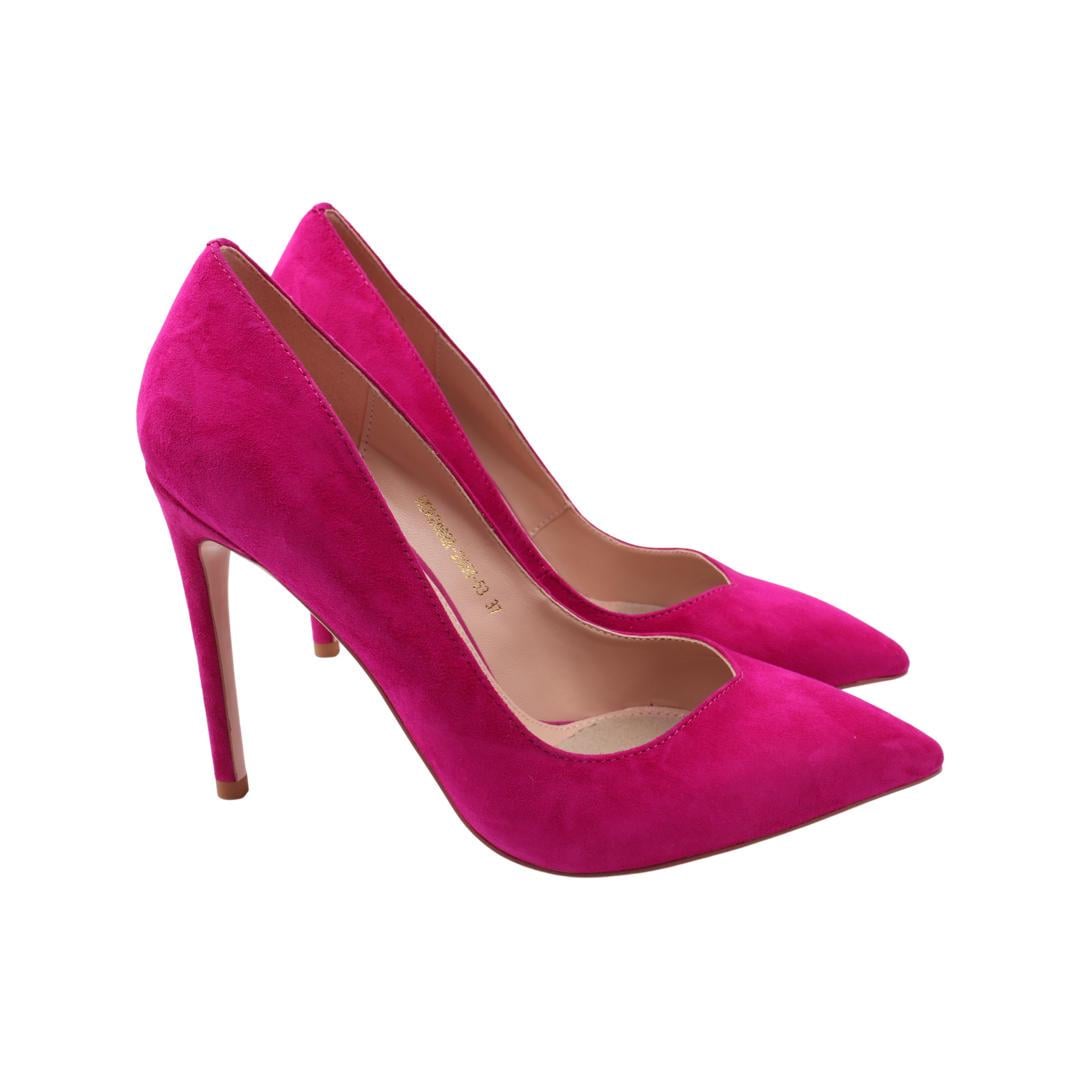 Туфли женские Anemone из замши р. 35 Фуксия (194-22DT)