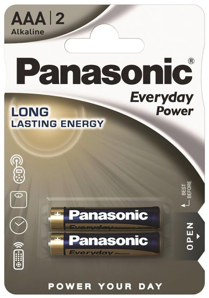 Батарейки Panasonic AAA/LR03 Everyday Power 1,5V 2 шт. (LR03REE/2BR)