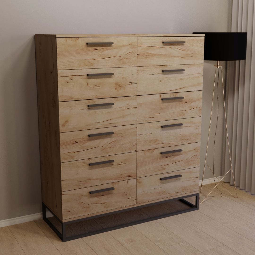 Комод Тиса Мебель 450 Дуб Тахо (9004043)