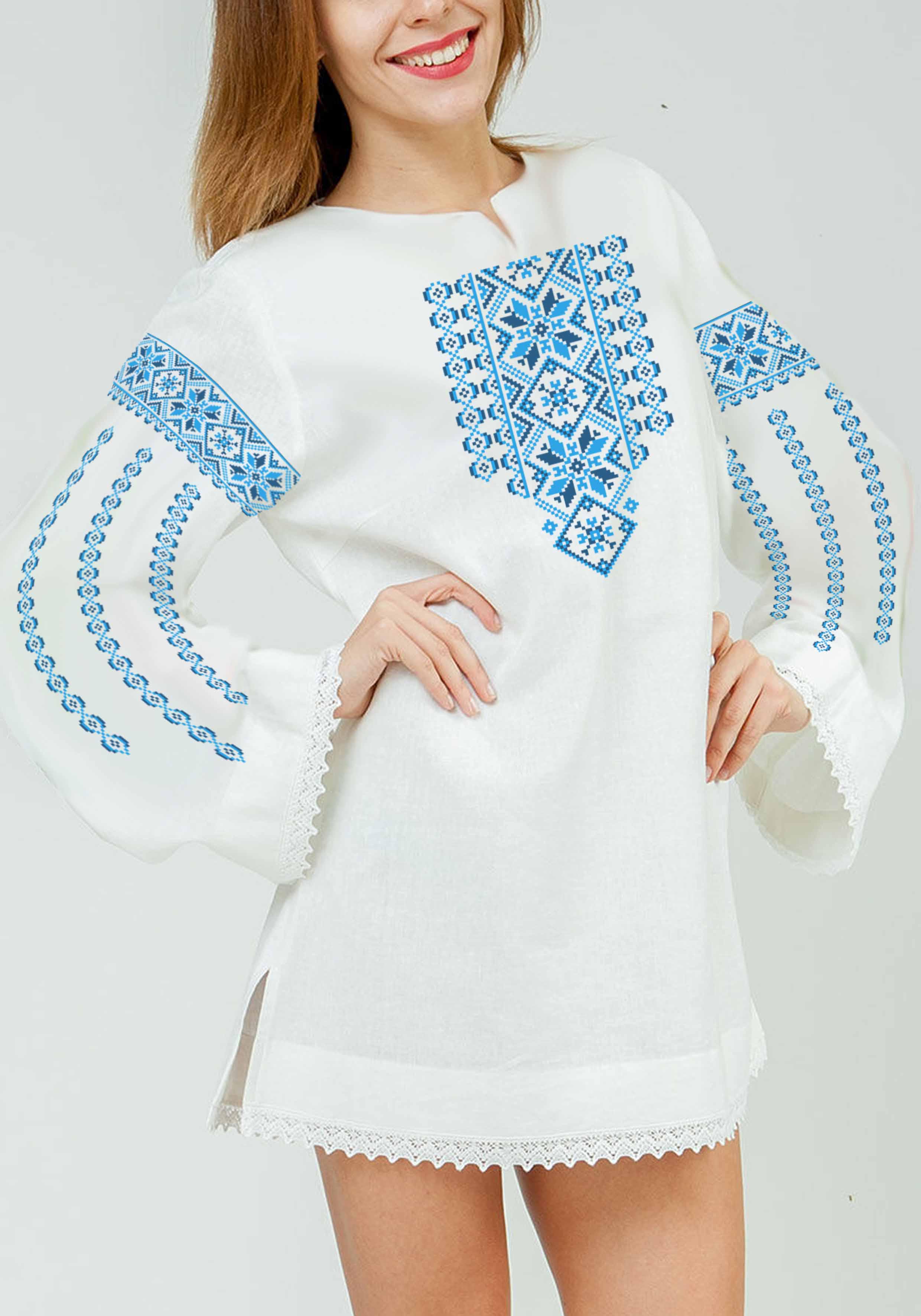 Заготовка для вышивки нитками/бисером для девочки домотканое полотно (СДД-41)