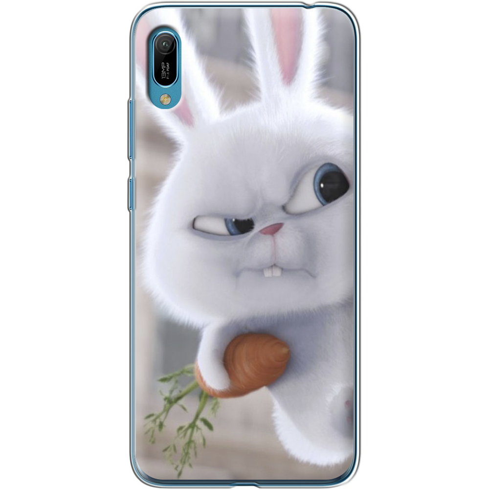 Чохол Boxface Huawei Y6 2019 Rabbit Snowball Прозорий силікон (36451-up1116-36451)