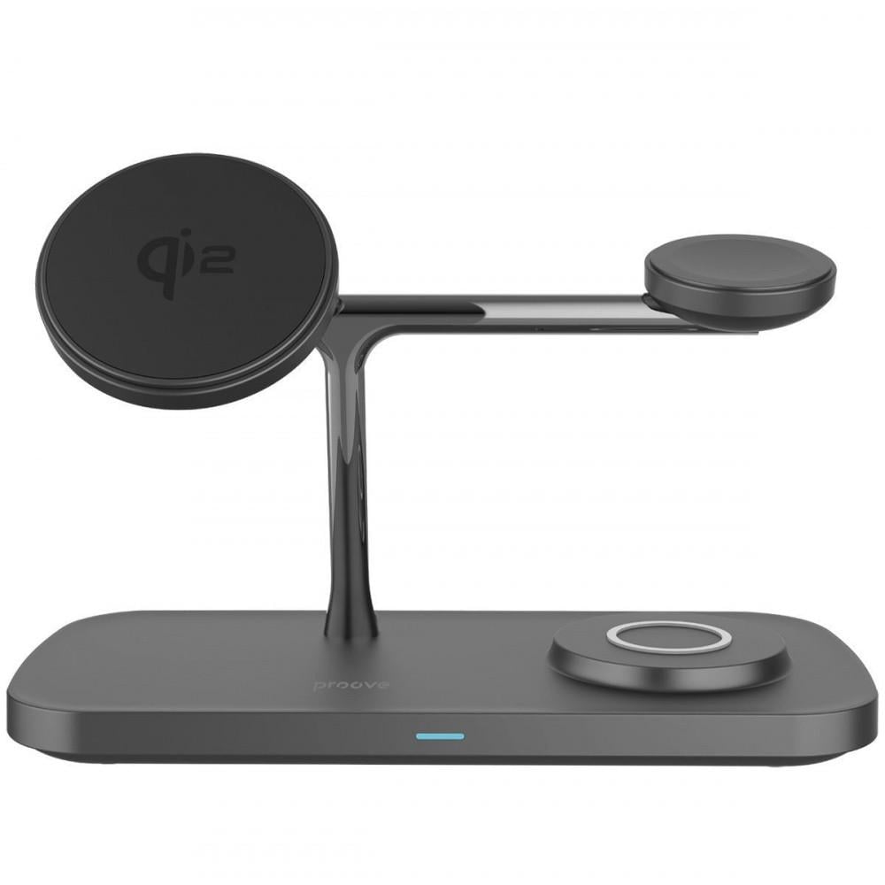 Зарядное устройство для Proove Magnetic Field Pro 3в1 Qi2 Black
