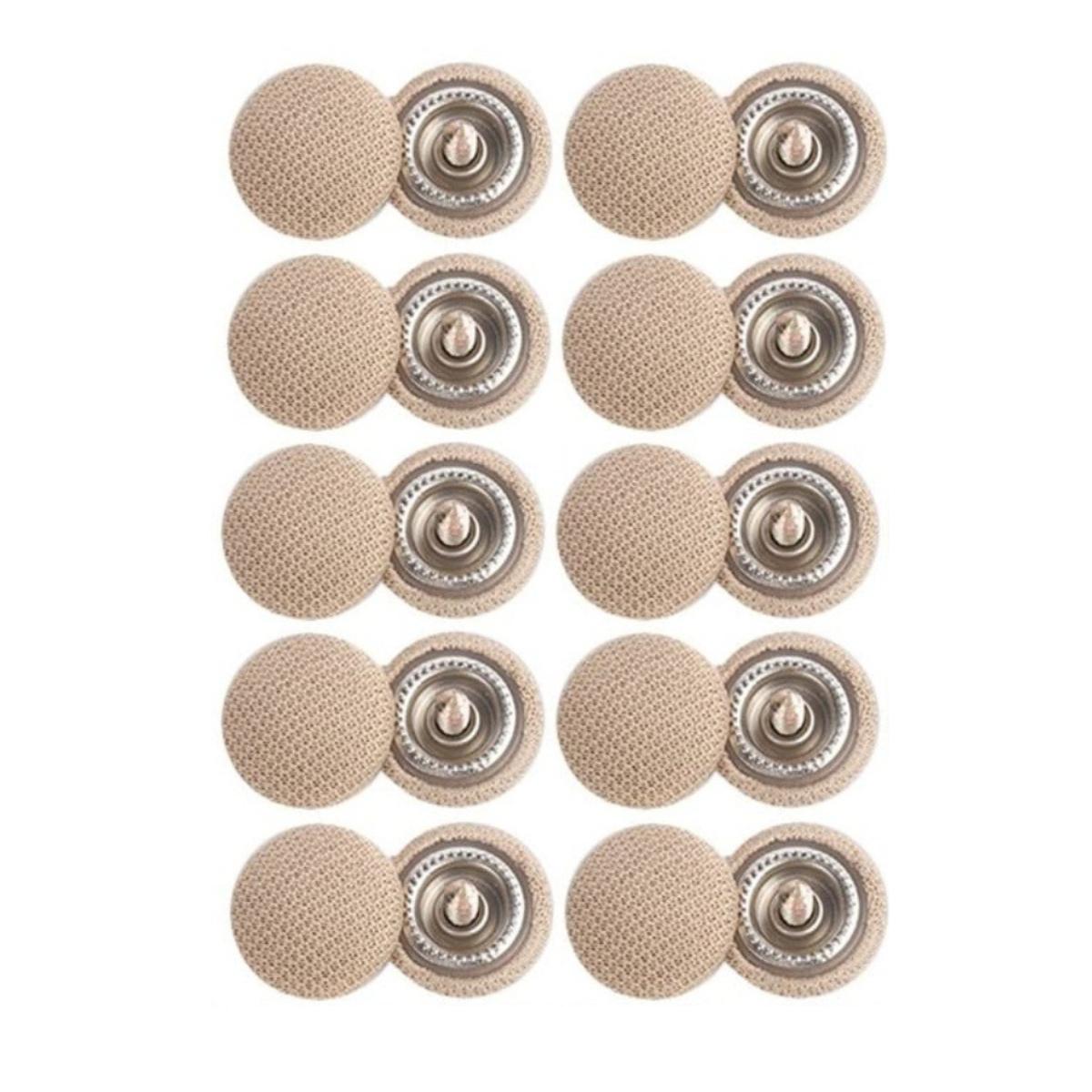 Кнопки для фіксації обшивки стелі автомобіля RinerClips 20 шт. Бежевий (2057)