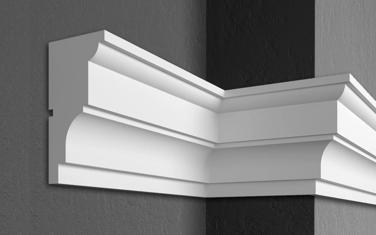 Карниз фасадный Prestige Decor KC 107 2000 мм (2328786407)