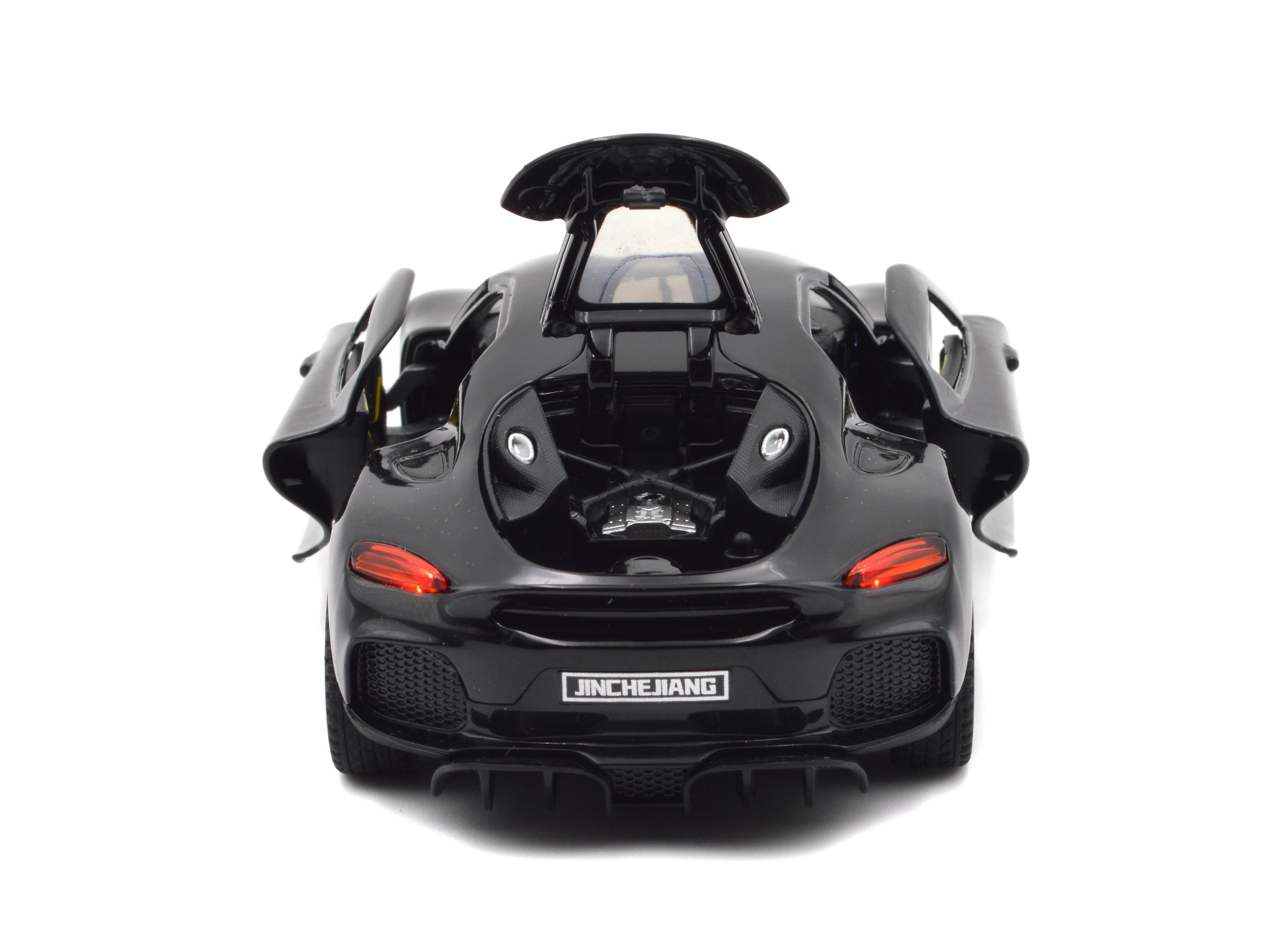 Модель металлическая Koenigsegg Gemera свет звук инерция открываются все двери (73022B) - фото 4 Модель металлическая Koenigsegg Gemera свет звук инерция открываются все двери (73022B) - фото 4