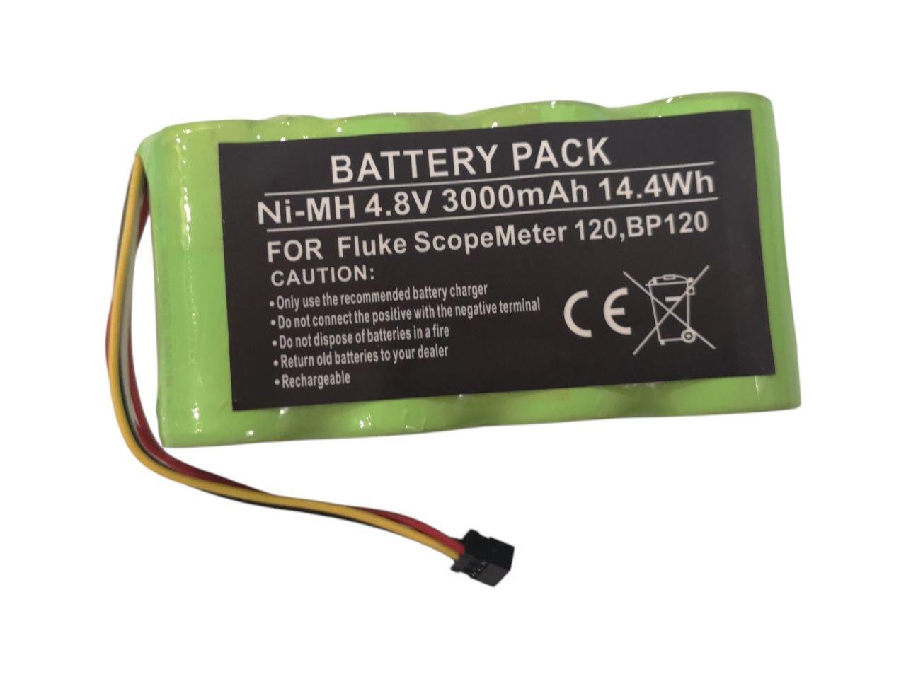 Аккумулятор для Fluke ScopeMeter 120/F43/43B/BP120/BP123/BP123S/BP124x/BP124S/BP130 3000 мАч 14,4 Втч (000013233)