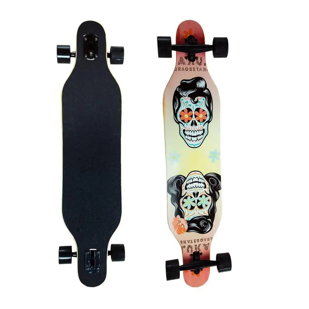 Скейтборд лонгборд дерев'яний Твікс (880d) - фото 2 Скейтборд лонгборд дерев'яний Твікс (880d) - фото 2