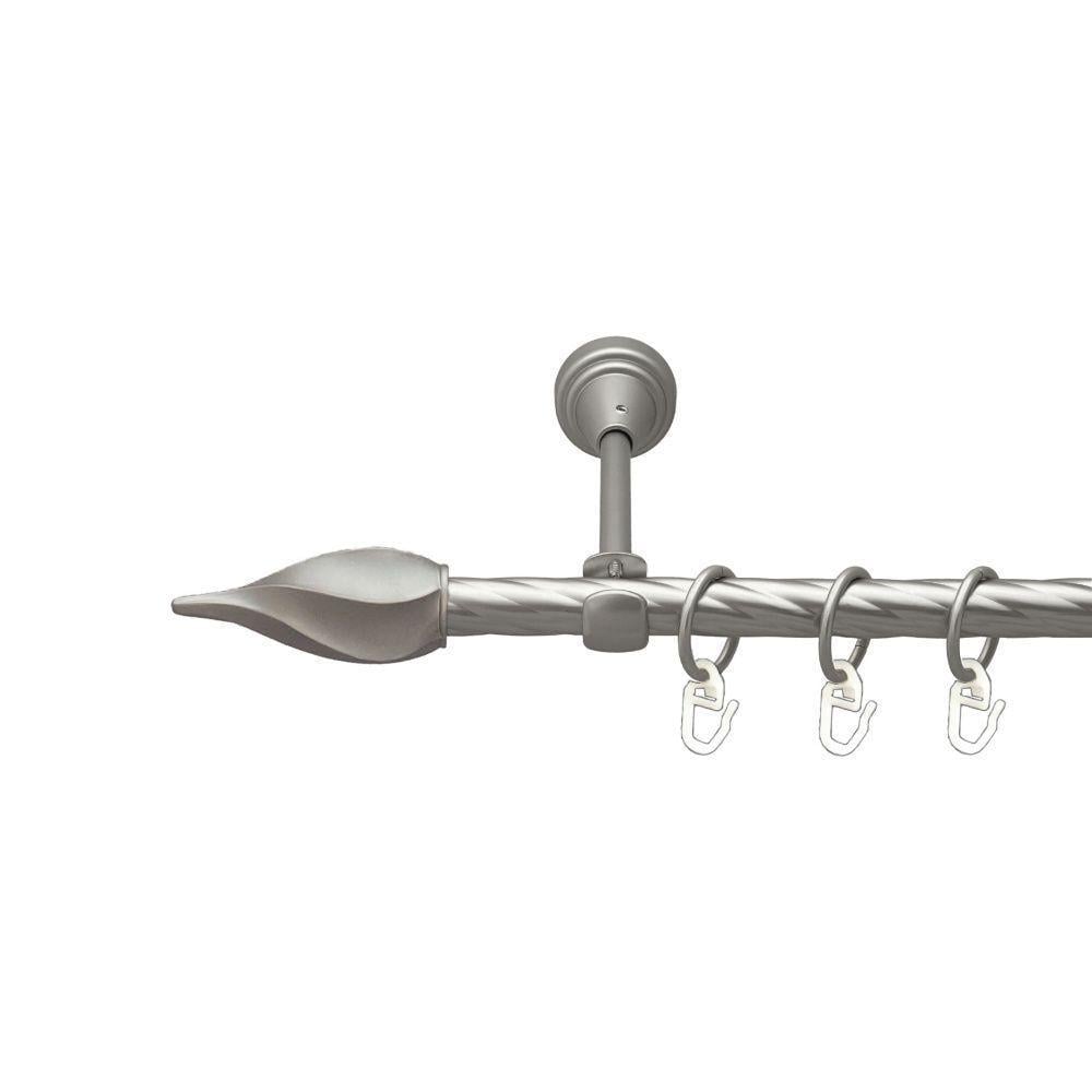 Карниз Orvit Твисто однорядный скрученный 16 мм 160 см Сатин (00-00022789)