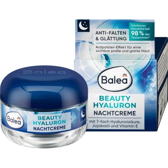 Крем для обличчя нічний Balea Beauty Hyaluron 50 мл (13350699) Крем для обличчя нічний Balea Beauty Hyaluron 50 мл (13350699)