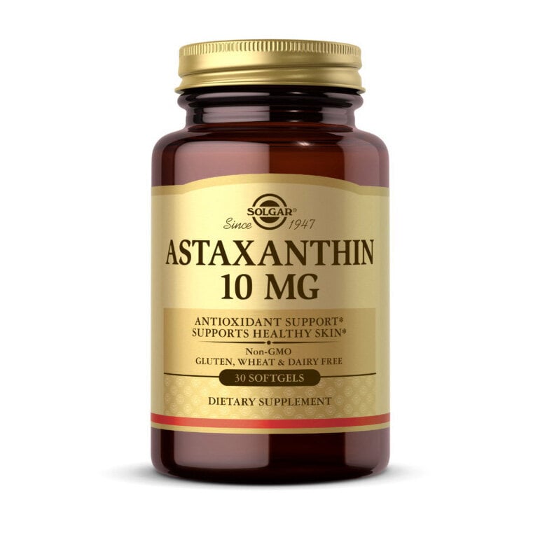 Астаксантин з мікроводорості Solgar Astaxanthin 10 mg 30 м'яких капс.
