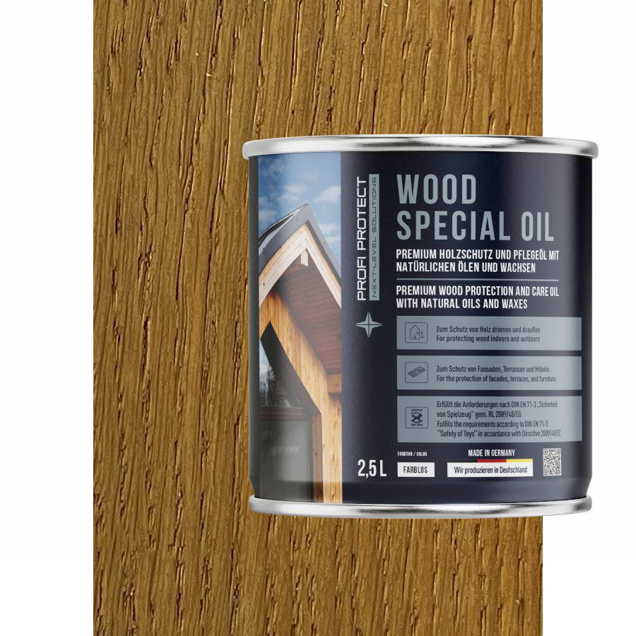 Масло для террасной доски ProfiProtect Wood Special Oil с воском 2,5 л Prairie Wheat eiche (24647425)