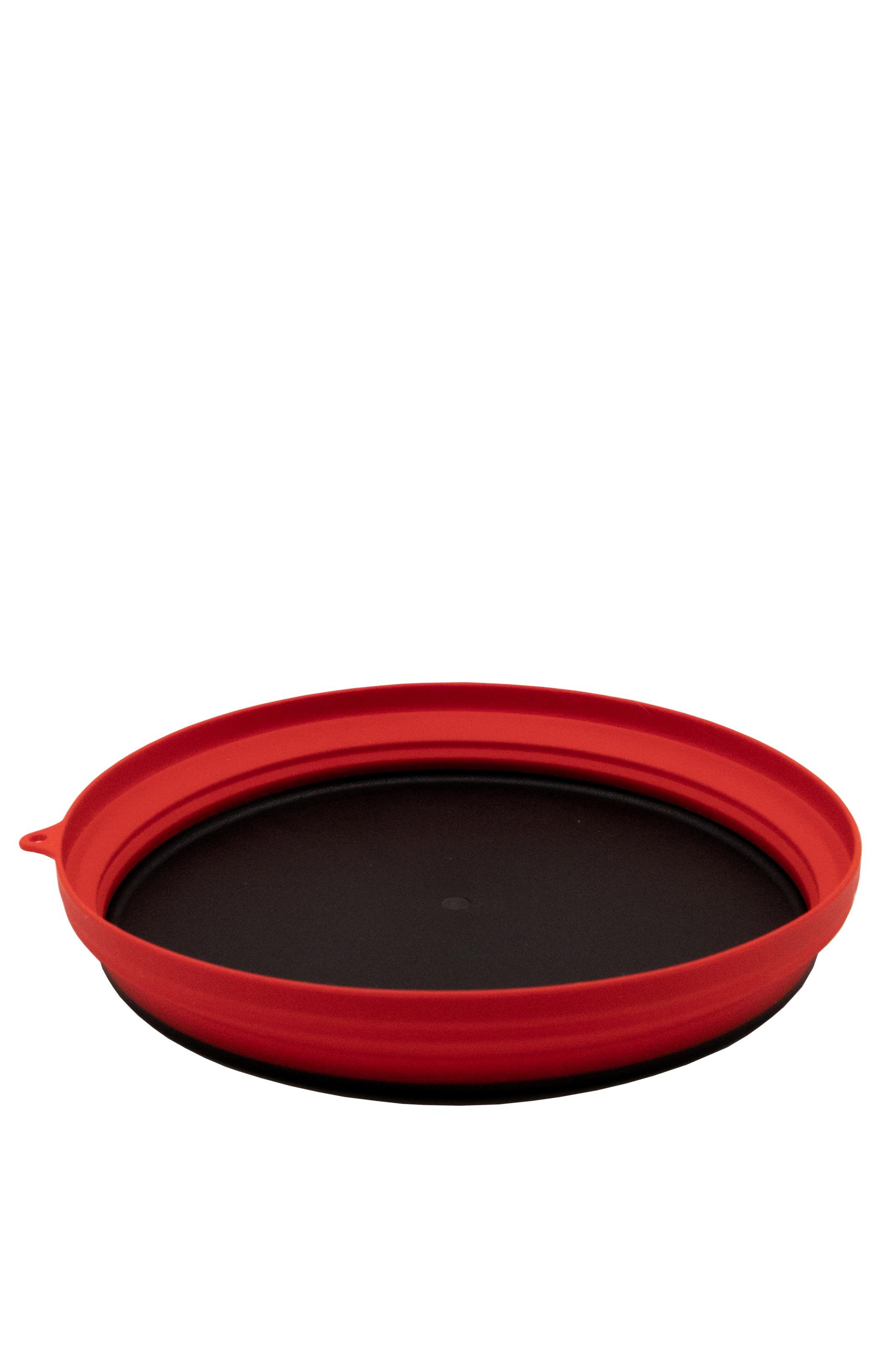 Тарелка Tramp плоская силиконовая с пластиковым дном терракот 1070 мл (TRC-124-terracota)