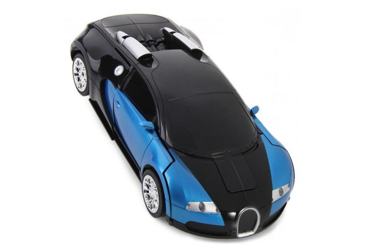 Машинка трансформер Bugatti Robot Car радіокерована 2в1 - фото 1