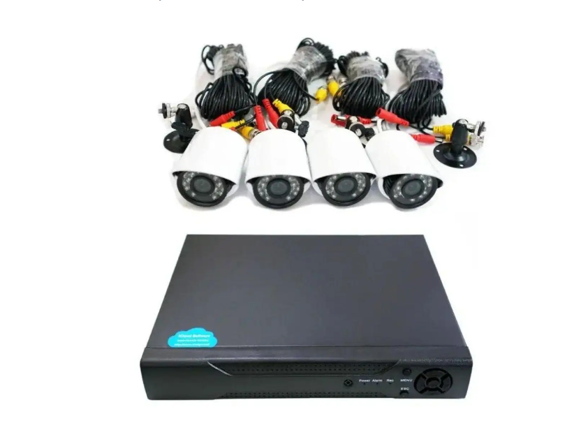 Комплект відеоспостереження D001 на 4 камери 2 MP з нічним баченням і можливістю віддаленого доступу (123462069_2772) Комплект відеоспостереження D001 на 4 камери 2 MP з нічним баченням і можливістю віддаленого доступу (123462069_2772)