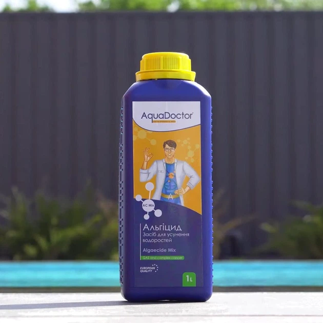 Средство против водорослей для очистки воды AquaDoctor Algaecide AC Mix Альгицид жидкий 1 л (1193)