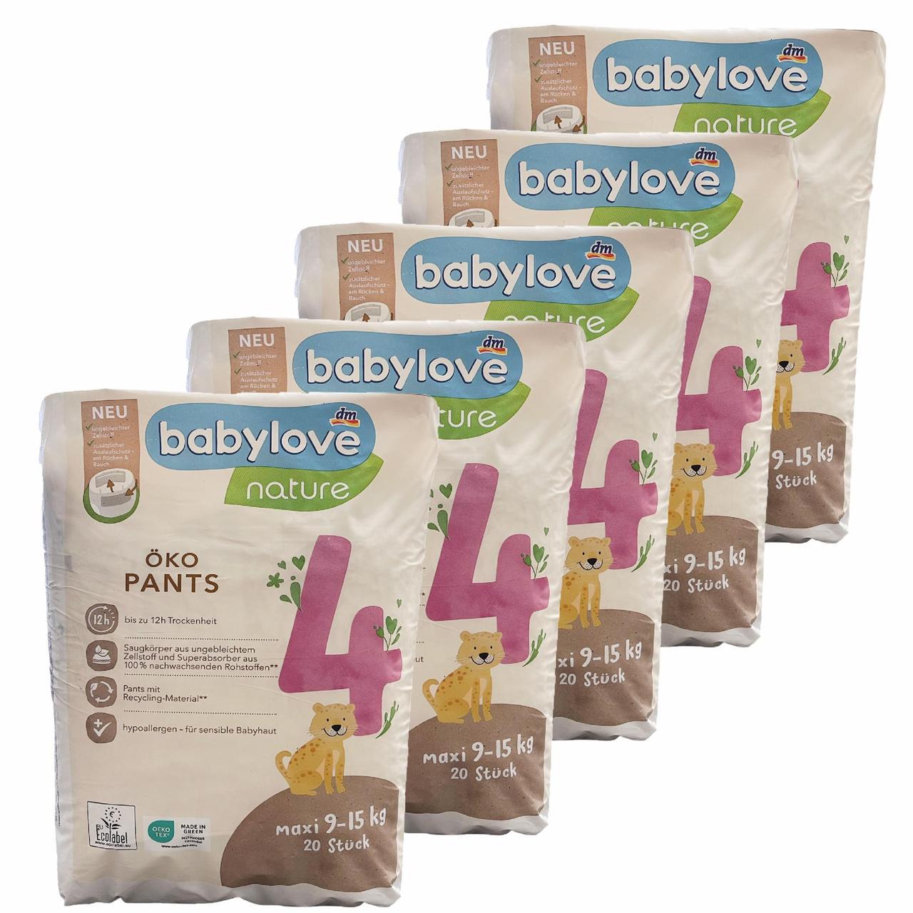 Підгузки-трусики дитячі Babylove 4 Maxi 9-15 кг 100 шт. (2490086190) - фото 3 Підгузки-трусики дитячі Babylove 4 Maxi 9-15 кг 100 шт. (2490086190) - фото 3