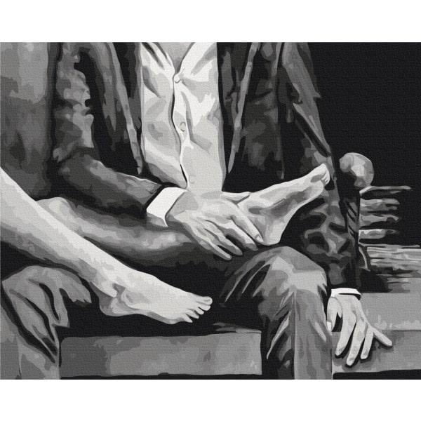 Картина по номерам Язык тела BrushMe BS53856L холст на подрамнике 48х60 см (2244011323)