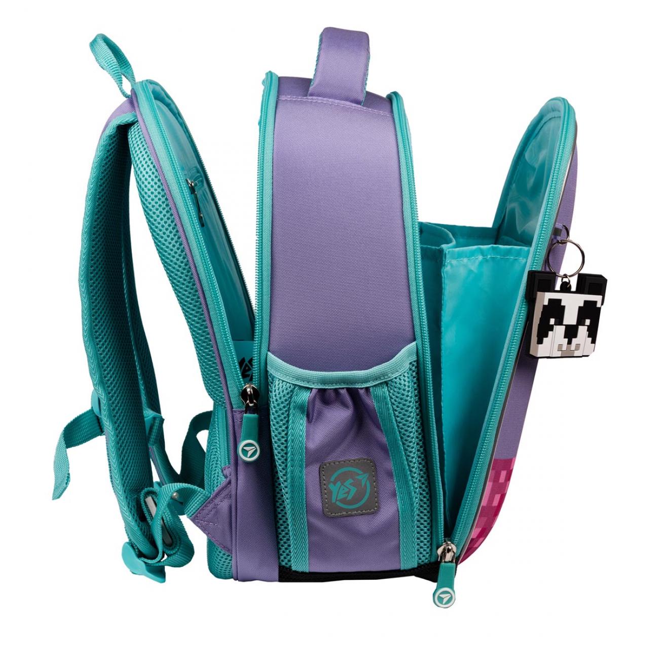 Шкільний рюкзак каркасний з ортопедичною спинкою YES Minecraft Pinky H-100 (550094/995066) - фото 4