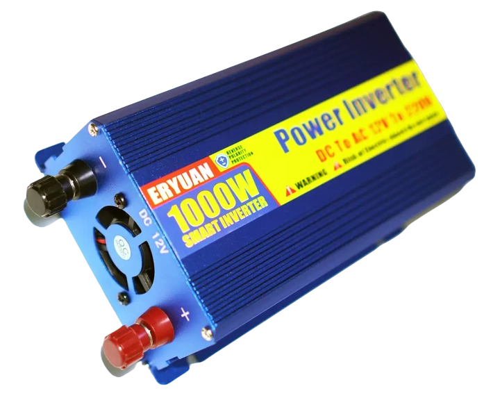 Инвертор автомобильный Eryuan 1000W DC/AC 12-220 В Blue (12517061) - фото 3