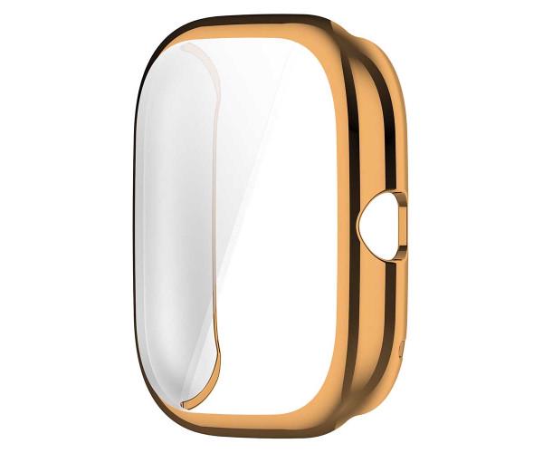 Чехол силиконовый с защитой для Xiaomi Amazfit GTS 4 Mini Rose Gold Чехол силиконовый с защитой для Xiaomi Amazfit GTS 4 Mini Rose Gold
