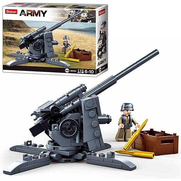 Конструктор Sluban Army Противотанковая пушка 115 деталей (12295050)
