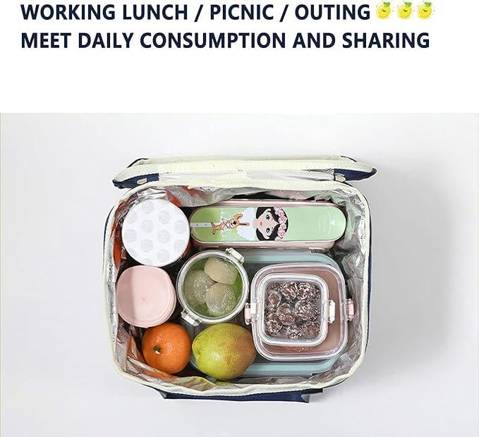 Сумка-холодильник-термобокс 12 л двойная молния боковые карманы 29х22х20 см Бежевый (ТС-142-23) - фото 2 Сумка-холодильник-термобокс 12 л двойная молния боковые карманы 29х22х20 см Бежевый (ТС-142-23) - фото 2