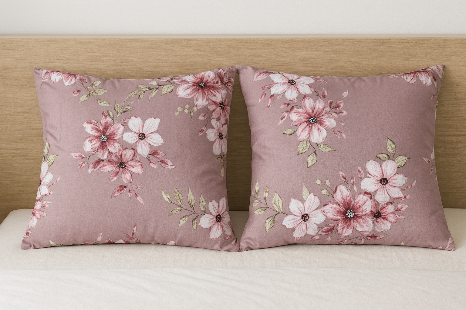 Наволочки Flower полісатин 50х70 см 2 шт. (SP135-18FL/WP/x50)
