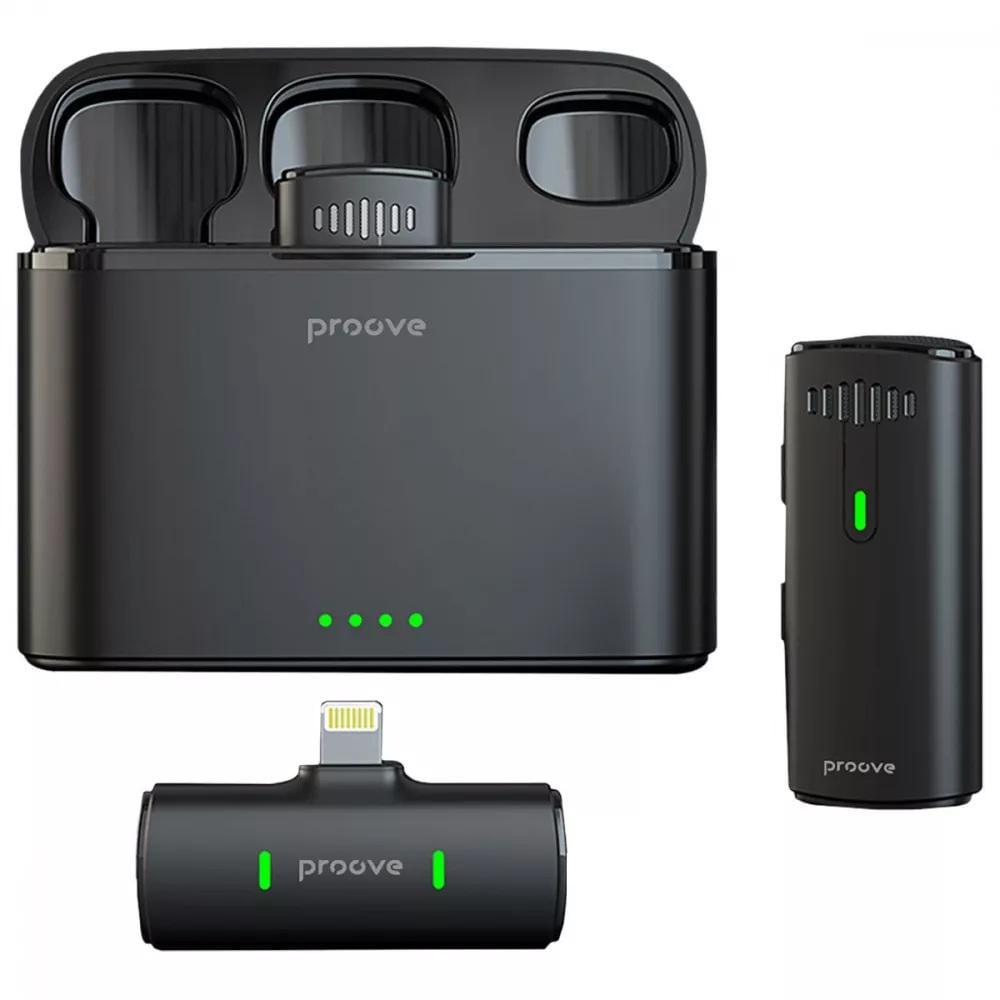 Мікрофон бездротовий Proove PMDM00010102 Demo Lightning Black (25307736)