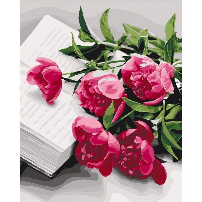 Картина за номерами Ідейка червоні півонії 40х50 см (57962)