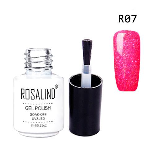 ᐉ Гель-лак для ногтей Rosalind 7 мл R07 Малиновый (4992)