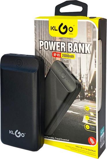 Аккумулятор внешний KLGO KP-85 20000 mAh Черный