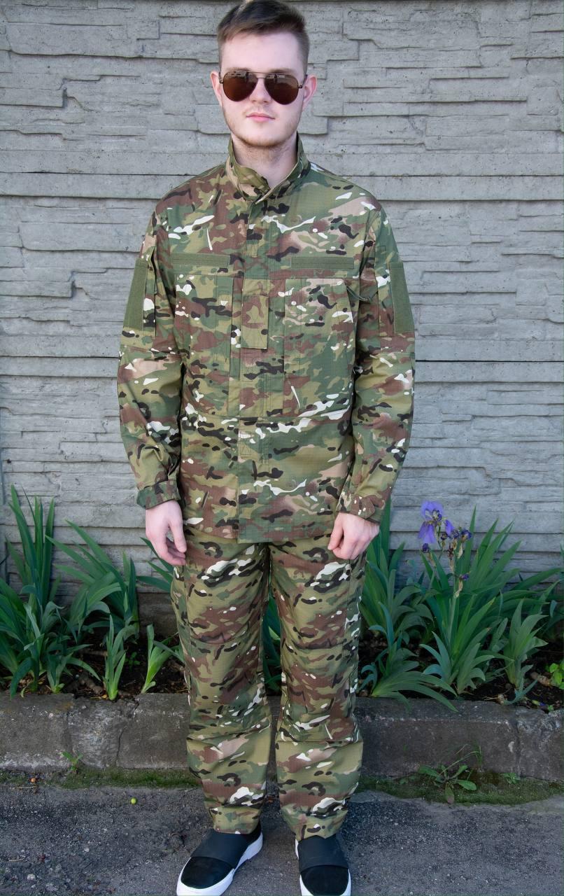 Форма уставная ВСУ нашивка с группой крови из рипстопа р. 56 Мультикам Форма уставная ВСУ нашивка с группой крови из рипстопа р. 56 Мультикам