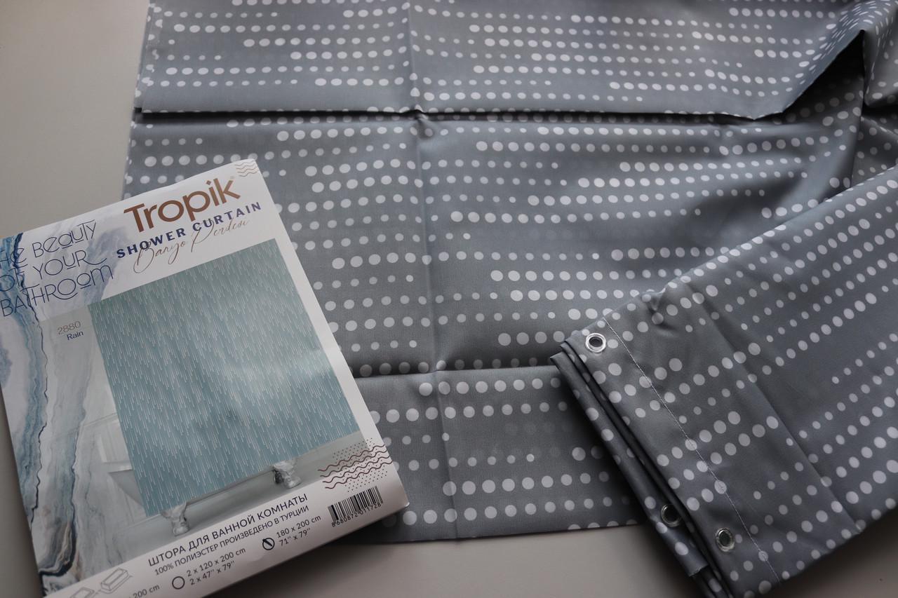 Штора для ванной Tropik Rain 180x200 см (25456492) - фото 3