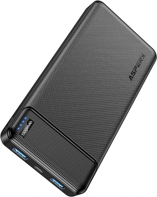 Повербанк AsperX 15000mAh 225W Black