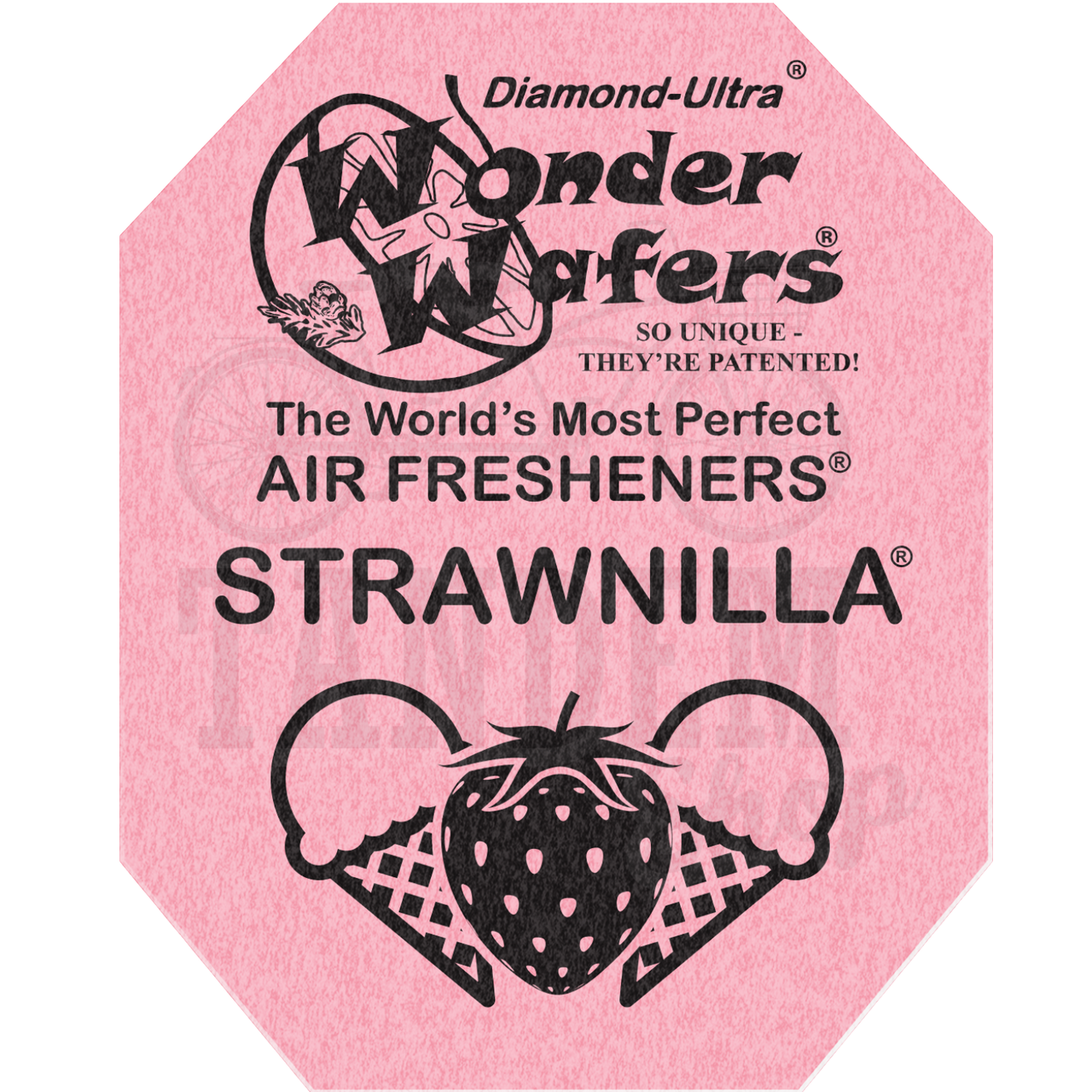 Ароматизатор у пластинці Wonder Wafers Strawnilla 65x50 мм